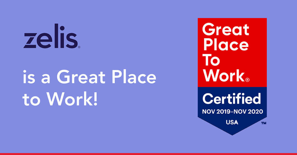 Zelis Earns Great Place to Work Certification