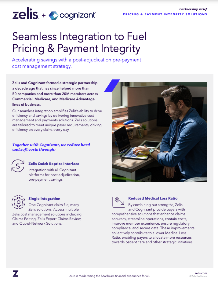 Zelis and Cognizant: powering smarter claims together