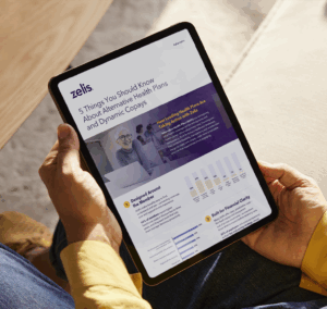 person reading about 5 Things You Should Know About Alternative Health Plans and Dynamic Copays