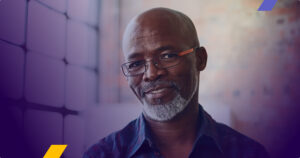 Man smiling - digital benefits experiences are becoming a growth lever for TPAs