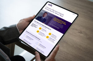 client looking at the Payment integrity vendor selection infographic